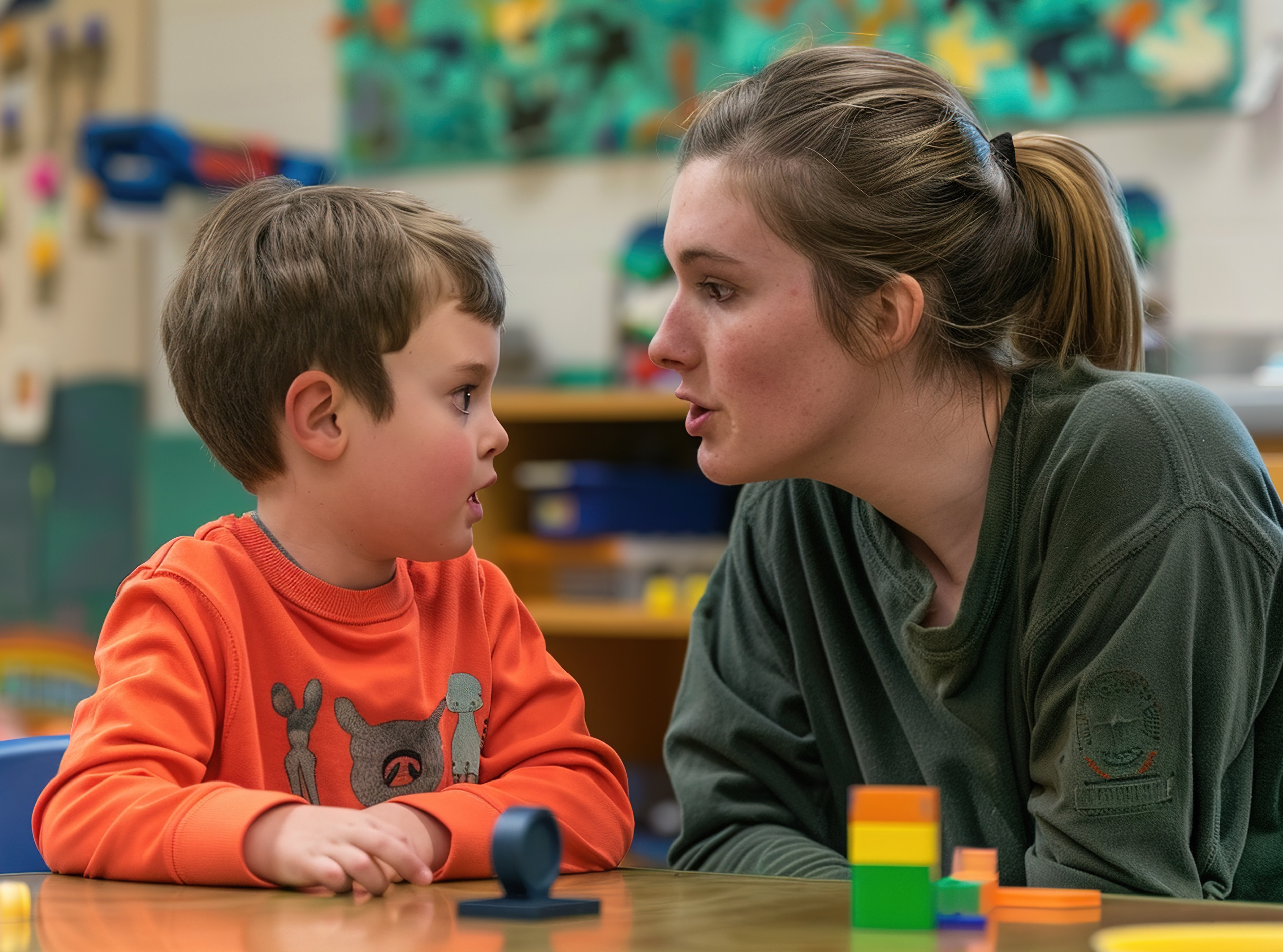 Students taking notes in a classroom